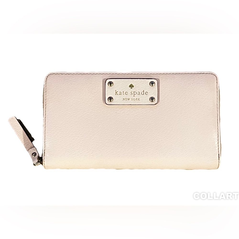 Kate Spade ♠️ Large Continental Zip Around Wallet - Light Pink